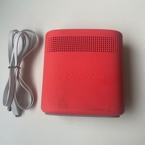 BOSE SOUNDLINK CORAL RED BLUETOOTH SPEAKER